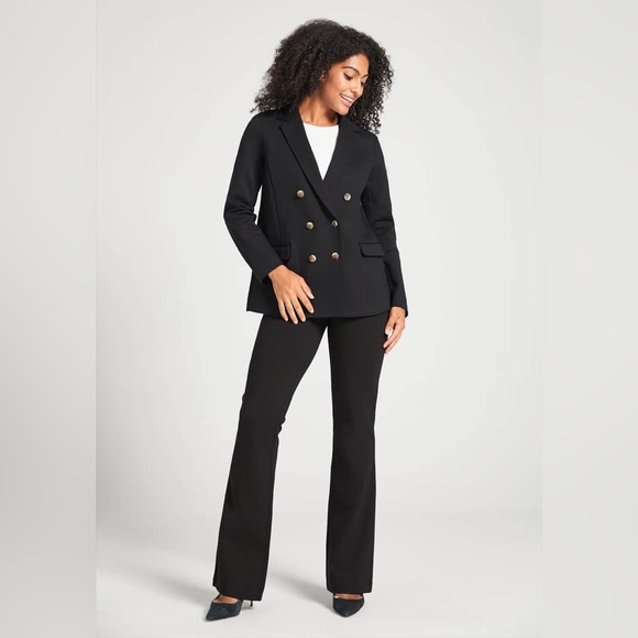 Betabrand Two-Pocket Dress Pant Yoga stretch Bootcut women’s medium petite - Picture 5 of 14